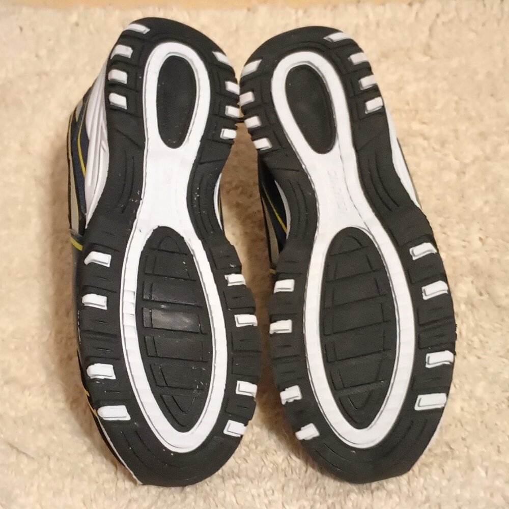 NEW~ Starter Boys' Tempo Two Strap Athletic Shoes - black/silver/yellow, 6 youth - Picture 7 of 7